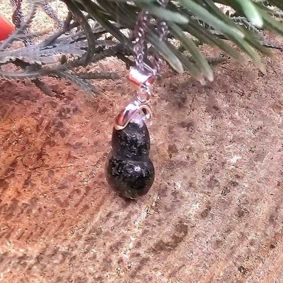 Beautiful Nature Green Phantom Quartz Carved Blessing Gourd Pendant Necklace - Picture 2 of 10